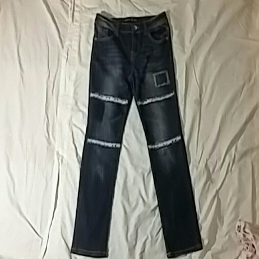Girls Jeans with lace accents